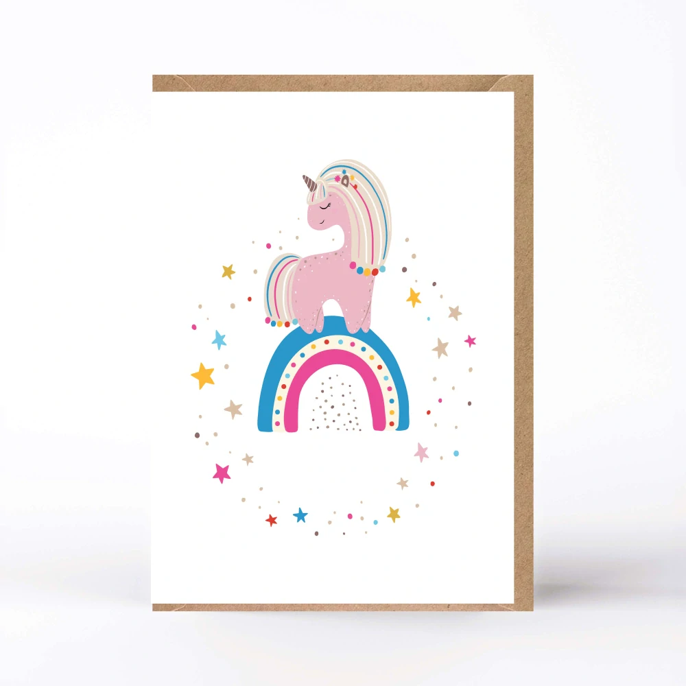 20004  PŘÁNÍ S OBÁLKOU - DUHA A RŮŽOVÝ JEDNOROŽEC