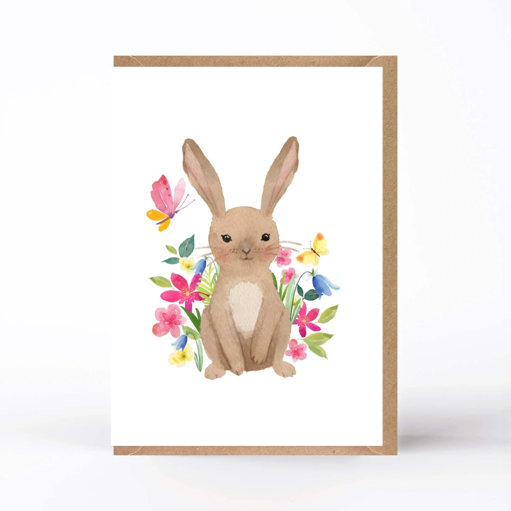 20162  Velikonoční PŘÁNÍ S OBÁLKOU  - Velikonoční zajíc