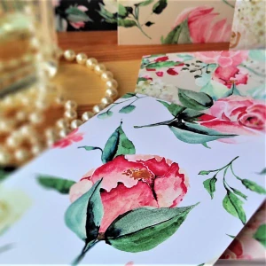 10011 SADA PŘÁNÍ S OBÁLKOU - SHABBY ROMANTIC (10 ks přání s obálkou v bal.)