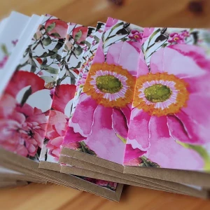 10006 SADA PŘÁNÍ S OBÁLKOU - RŮŽOVÁ ZAHRADA (7 ks přání s obálkou v bal.) / Varianta CZ