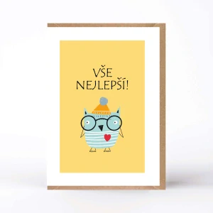 20027  PŘÁNÍ S OBÁLKOU - sova Houkalka