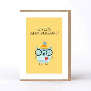 20330  PŘÁNÍ S OBÁLKOU / JOYEUX ANNIVERSAIRE!