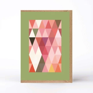 20349 PŘÁNÍ S OBÁLKOU - Geom. vzor na zelené