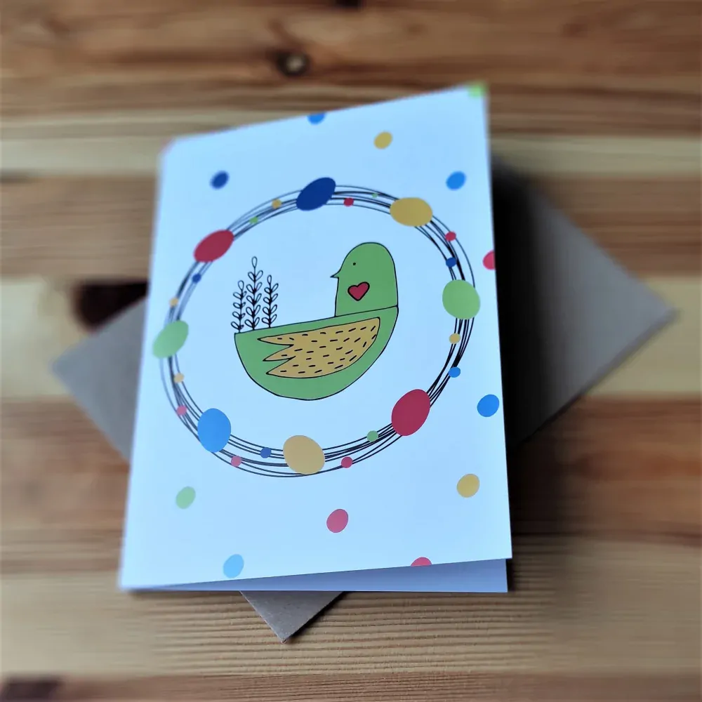 10003 SADA PŘÁNÍ S OBÁLKOU - VESELÉ VELIKONOCE  (6 ks přání s obálkou v bal.)