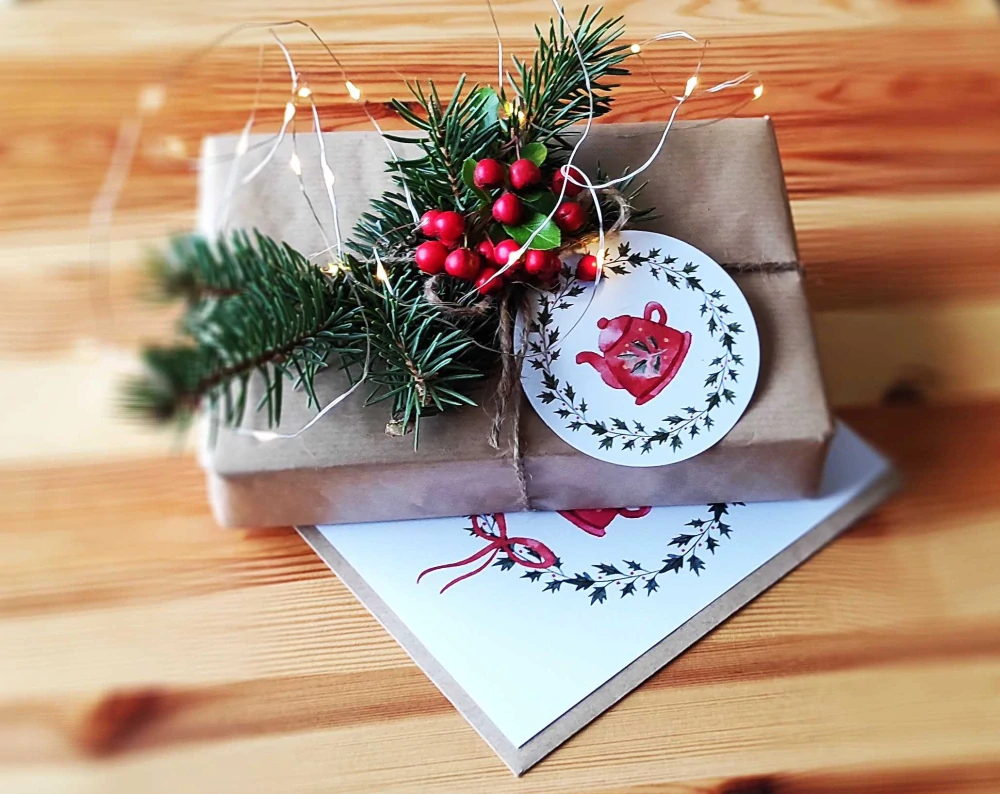 20132 Vánoční přání s obálkou - Konvička