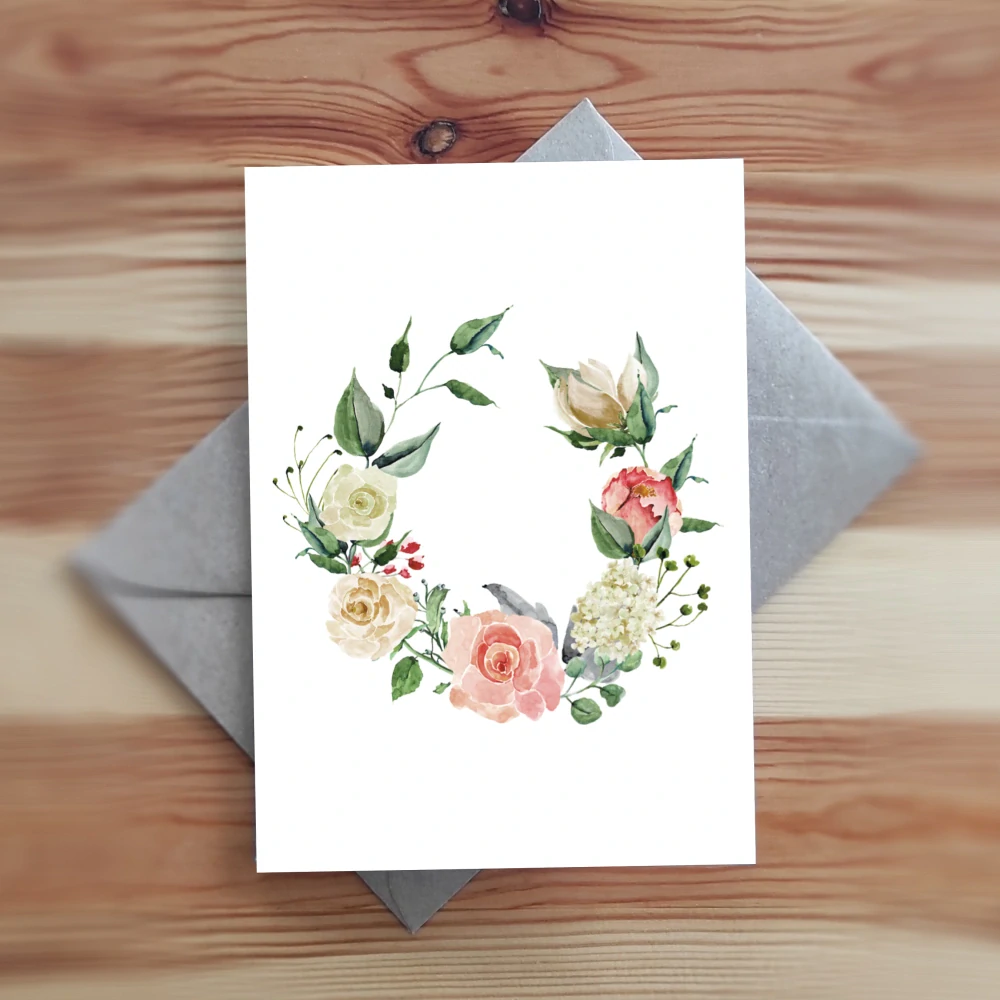 20301 PŘÁNÍ S OBÁLKOU  - Shabby romantic - Věneček z růží