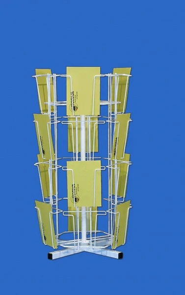 Stolní otočný stojan, na blahopřání, BEZ NÁPLNĚ / 24 kapes