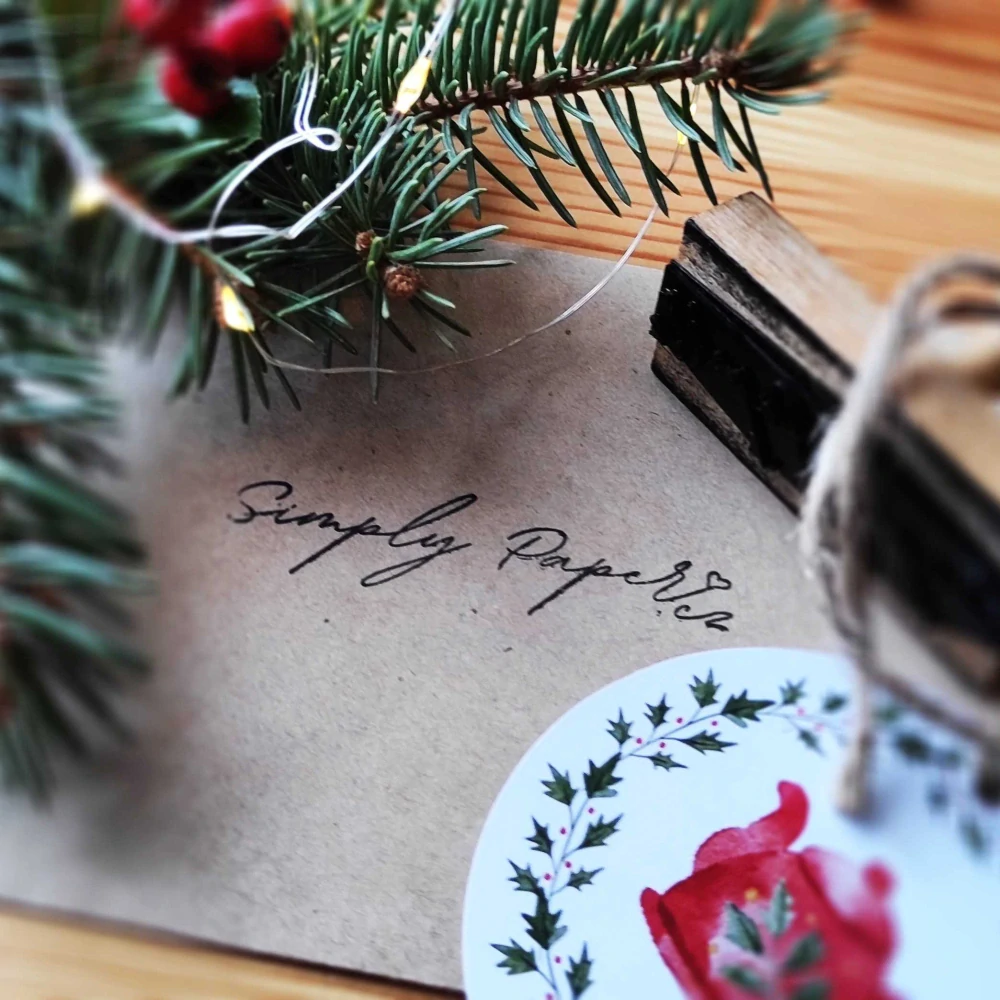 20138 Vánoční přání s obálkou - Strom