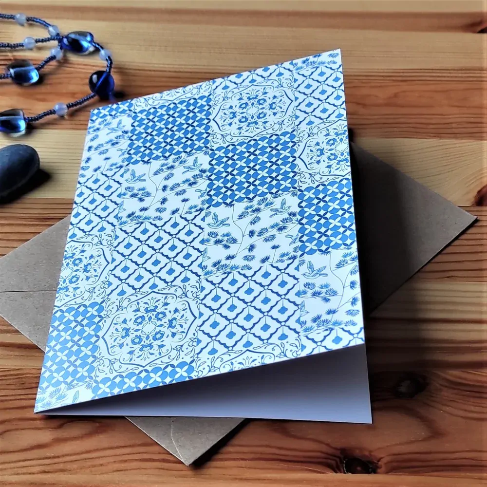 10001 SADA PŘÁNÍ S OBÁLKOU - JAKO Z PORCELÁNU (6 ks přání s obálkou v bal.)